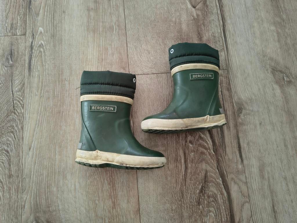 Mooie groene regenlaarsjes, maat 21. Bergstein laarzen groen, Kinderen en Baby's, Kinderkleding | Schoenen en Sokken, Gebruikt