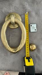 Zware messing deurklopper, Antiek en Kunst, Ophalen of Verzenden
