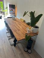 IKEA SKOGSTA Eettafel 235x100 cm, Huis en Inrichting, Ophalen, Gebruikt, 100 tot 150 cm, 200 cm of meer