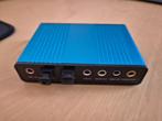 Leagy Externe USB 5.1 Geluidskaart 6-kanaals, optisch S/PDIF, Ophalen of Verzenden, Zo goed als nieuw, Extern, Leagy