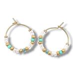 Luclo Arts Zomer Creolen - Miyuki Beads #42, Overige materialen, Hangers, Nieuw, Ophalen of Verzenden