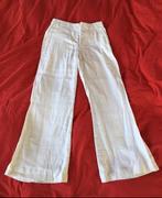 Bijenkorf linnen brede broek Just B design, Kleding | Dames, Maat 38/40 (M), Wit, Nieuw, Ophalen of Verzenden