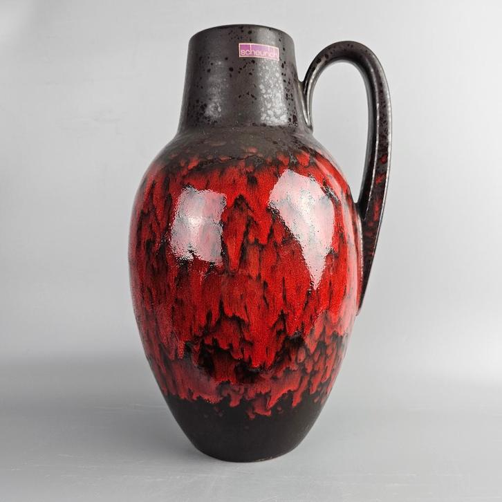Vintage West-Duitse Fat Lava vaas, Scheurich 279-38, Antiek en Kunst, Antiek | Vazen, Ophalen of Verzenden