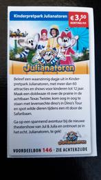 Kinderpretpark Julianatoren €3,50 korting, Tickets en Kaartjes, Recreatie | Pretparken en Attractieparken