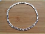 zilveren schakel ketting mat/glans [606], Verzenden, Nieuw, Zilver, Zilver