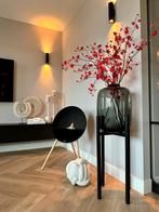 Hele grote vaas smoke 50cm hoog!, Ophalen of Verzenden, Nieuw, Zwart, Glas