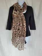 Leuke NIEUWE sjaal met luipaardprint van H&M 54x200 cm, Maat 38/40 (M), ., Nieuw, Ophalen of Verzenden