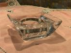 Marc Aurel Clear Crystal Candle Holder, Signed, Ophalen of Verzenden