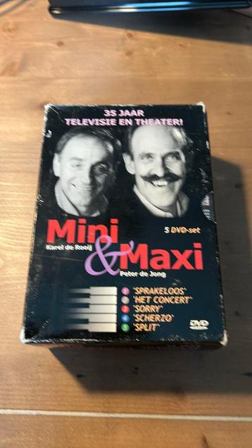Dvd box mini en maxi. 35 jaar televisie en theater. Z.g.a.n. beschikbaar voor biedingen