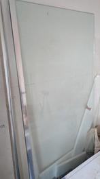 glazen douchewand, Ophalen, Gebruikt, Met douche