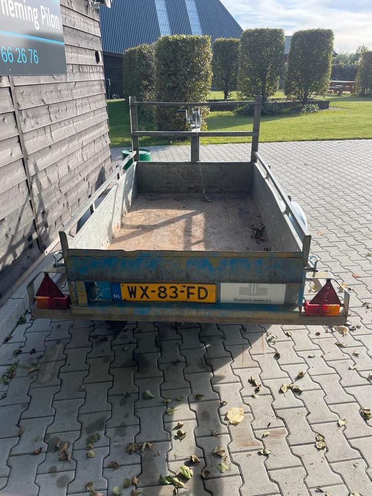 Aanhanger enkelas, kantelbaar, oprijklep, Auto diversen, Aanhangers en Bagagewagens, Gebruikt, Ophalen of Verzenden