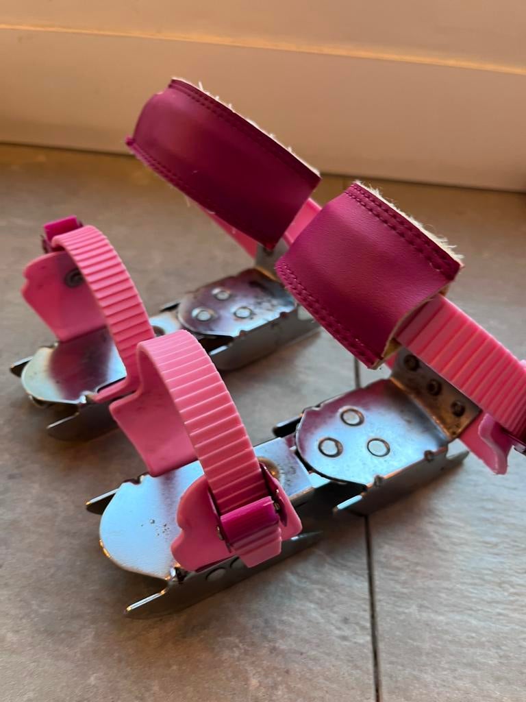 Bob nijdam glij ijzers verstelbaar roze, Ophalen of Verzenden, Gebruikt, Overige typen, Nijdam