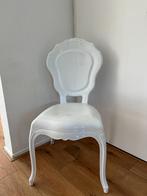 Mooie stoel wit Barok stijl Als Nieuw!, Huis en Inrichting, Stoelen, Ophalen, Zo goed als nieuw, Wit, Eén