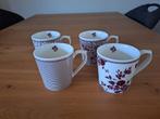 4 Mokken Laura Ashley Damson Rose collectables, Huis en Inrichting, Keuken | Servies, Nieuw, Ophalen of Verzenden, Overige stijlen