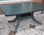 Groene tuintafel in perfecte staat, Ophalen, Zo goed als nieuw, Rechthoekig
