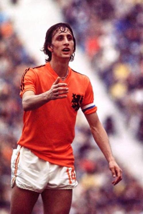 Org kleurenfoto Johan Cruijff finale Ned-Duitsland 7-7-1974, Verzamelen, Sportartikelen en Voetbal, Nieuw, Poster, Plaatje of Sticker