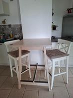 Bartafel en barstoelen van Ikea, Huis en Inrichting, Ophalen, Gebruikt