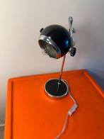 Tafellamp eyeball space age zwart metaal vintage, Huis en Inrichting, Lampen | Tafellampen, Ophalen of Verzenden, Zo goed als nieuw