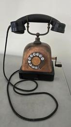 Antieke Telefoon met Draaischijf & Slingerbel, Ophalen of Verzenden