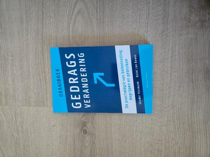 Reint Jan Renes - Draaiboek gedragsverandering, Boeken, Wetenschap, Zo goed als nieuw, Ophalen of Verzenden