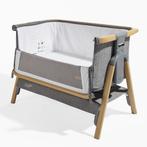 Tutti Bambini CoZee Bedside Crib Oak/Charcoal, Ophalen, Zo goed als nieuw, Ledikant