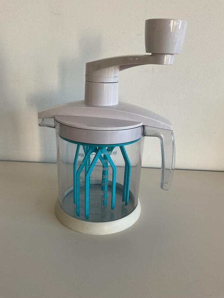 Hand/slagroom klopper, inclusief litermaat.merk Tovolo, Huis en Inrichting, Keuken | Keukenbenodigdheden, Zo goed als nieuw, Ophalen of Verzenden