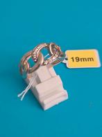 Zilveren 925 Schakelring Maat 19mm + Lucardi Doosje, Sieraden, Tassen en Uiterlijk, Ophalen of Verzenden