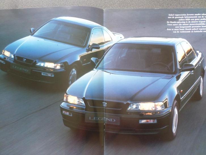 Honda Legend & Legend Coupe Brochure, Boeken, Auto's | Folders en Tijdschriften, Zo goed als nieuw, Honda, Ophalen of Verzenden