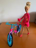 Barbie met fiets, Ophalen of Verzenden, Gebruikt, Barbie