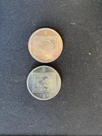 2 penningen posterijen. 1 gulden 1998, 20 cent 1999, Ophalen of Verzenden, Overige materialen, Nederland