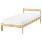 single bed, mattress and slats!!, Huis en Inrichting, Slaapkamer | Bedden, 90 cm, Gebruikt, Eenpersoons, Hout