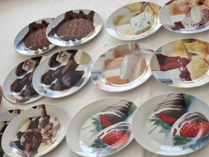 12 Easylife Borden - Vaatwasbestendig!, Huis en Inrichting, Keuken | Servies, Zo goed als nieuw, Bord(en), Overige stijlen, Porselein