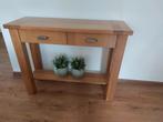 mooie side table massief, Ophalen, Gebruikt, 25 tot 50 cm, Rechthoekig