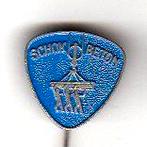 Speldje SCHOKBETON KAMPEN ZWIJNDRECHT (A4), Verzamelen, Speldjes, Pins en Buttons, Verzenden, Gebruikt, Overige onderwerpen