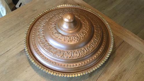 Marokkaanse Tajine van koper REUSACHTIG, Antiek en Kunst, Antiek | Schalen, Ophalen