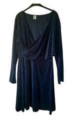 🛍 HeART / ART Jurk Royal Blue Velours maat XXXL 46 - 48, HEART, Blauw, Maat 46/48 (XL) of groter, Ophalen of Verzenden