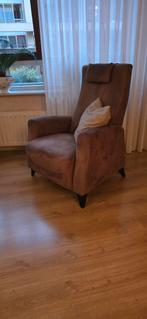 Fauteuils lichtbruin, Huis en Inrichting, Fauteuils, Ophalen, Zo goed als nieuw, 75 tot 100 cm, Stof