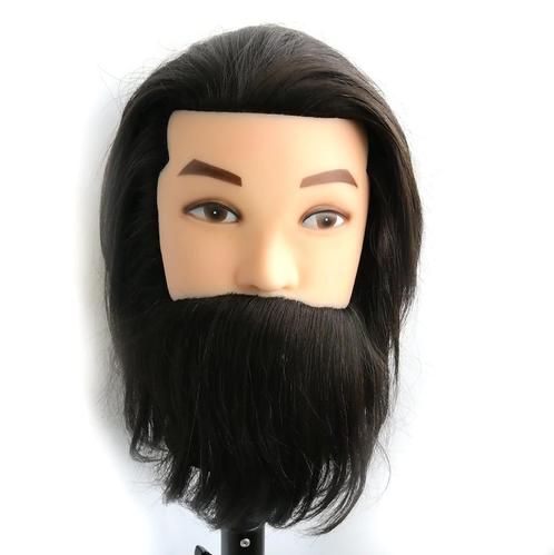 Kappershoofd Met Baard / Oefenhoofd Kapper Barber Kapperskop, Diversen, Schoolbenodigdheden, Nieuw, Verzenden