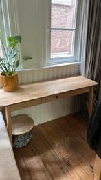 Tafel/ bureau, Huis en Inrichting, Tafels | Sidetables, Ophalen, 100 tot 150 cm, Hout, Zo goed als nieuw