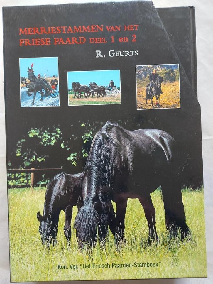 Merriestammen van het Friese paard deel 1 en 2 R. Geurts, Boeken, Dieren en Huisdieren, Zo goed als nieuw, Paarden of Pony's, Ophalen of Verzenden