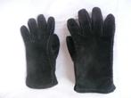 Hema zwarte suede leren handschoenen dames maat L, large, Ophalen of Verzenden, Zo goed als nieuw, Maat 42/44 (L), Handschoenen