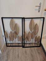 Wandpanelen - Goud & Zwart - Metaal, Ophalen, Zo goed als nieuw
