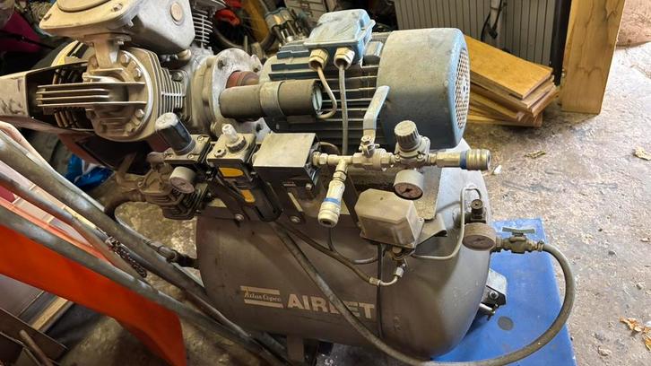 Atlas Copco LE5 compressor 150L 230V, Doe-het-zelf en Verbouw, Compressors, Gebruikt, 6 tot 10 bar, 100 liter of meer, Ophalen