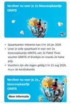2e bioscoopkaartje gratis AH actie, Twee personen, Kortingsbon