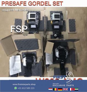 W205 S205 C Klasse 43 63 AMG GORDEL SET MERCEDES 4x  ZWARTE  beschikbaar voor biedingen