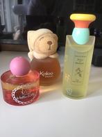 3 parfum flessen Bulgari Hello kitty , Kabo, Ophalen of Verzenden, Zo goed als nieuw, Parfumfles