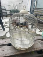 Vogelkooi rond, Dieren en Toebehoren, Vogels | Hokken en Kooien, Ophalen, Gebruikt, Metaal, Vogelkooi