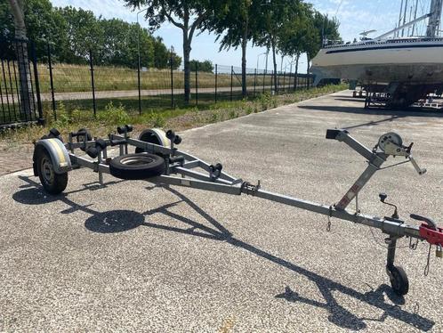 3x Kantel Trailer Sterk en Kalf voor boten tot 5 meter, Watersport en Boten, Boottrailers, Gebruikt, Sloepentrailer, Minder dan 1500 kg