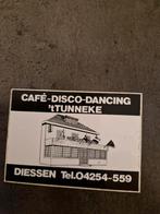 3074 Oude Sticker Café 't Tunneke Diessen, Ophalen of Verzenden, Gebruikt