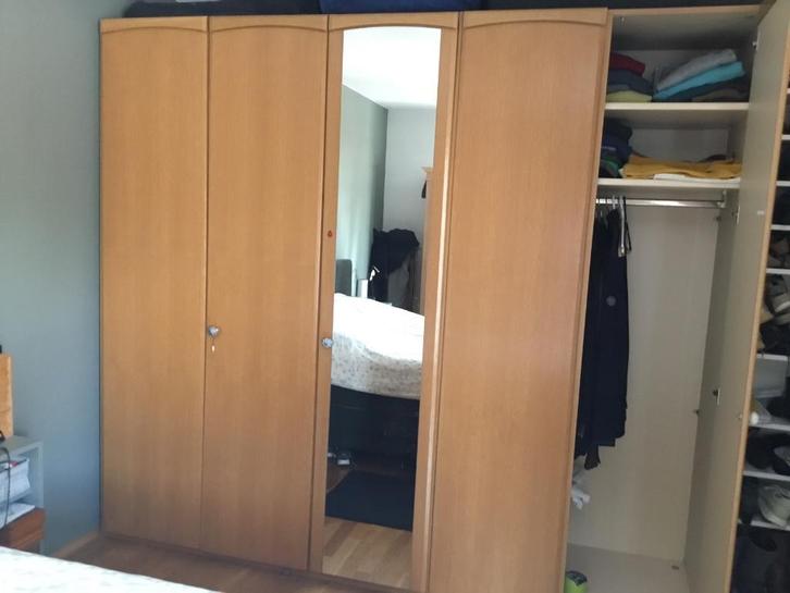 Kleerkast, Huis en Inrichting, Kasten | Kledingkasten, Gebruikt, 200 cm of meer, 200 cm of meer, 50 tot 75 cm, Ophalen